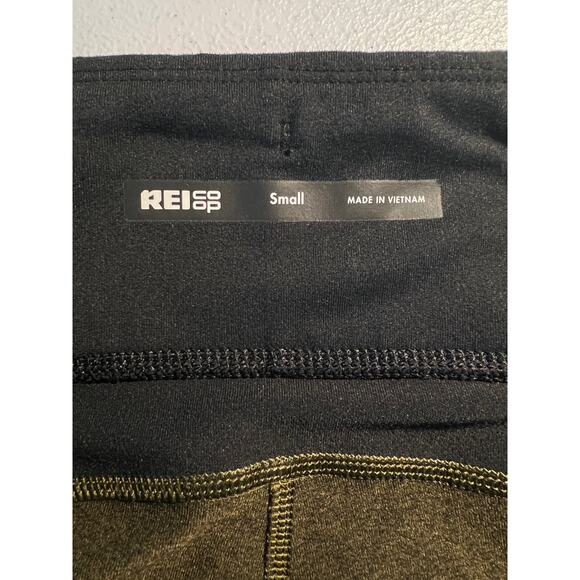Rei Leggings Active Pursuits Capri Green Athletic Run Gorpcore Hiking Outdoor - Picture 5 of 6